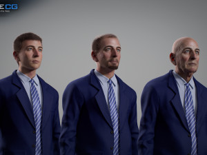 aging man Model 3D