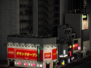 Tokyo shibuya block 1 Model 3D