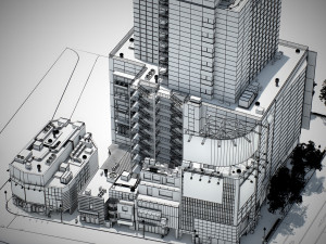 Tokyo shibuya block 1 Model 3D