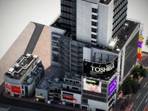 Tokyo shibuya block 1 Model 3D