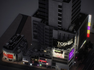 Tokyo shibuya block 1 Model 3D