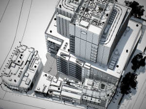 Tokyo shibuya block 1 Model 3D