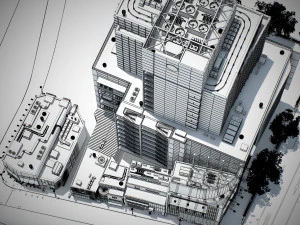 Tokyo shibuya block 1 3D Model
