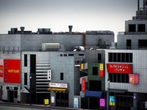 Tokyo shibuya block 1 3D Model