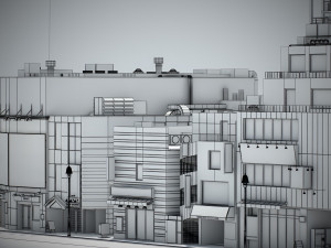 Tokyo shibuya block 1 Model 3D