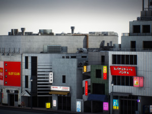 Tokyo shibuya block 1 Model 3D
