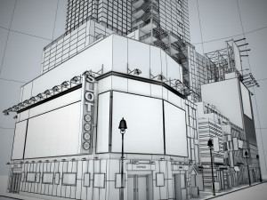 Tokyo shibuya block 1 Model 3D