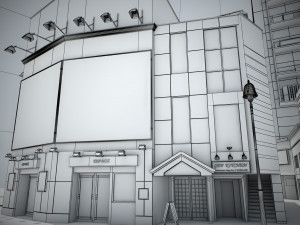 Tokyo shibuya block 1 Model 3D