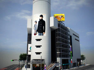 Blocco 2 di Tokyo Shibuya Modello 3D