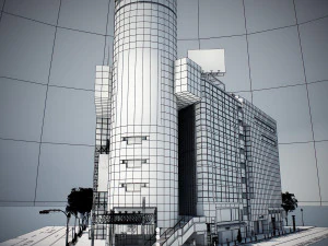 Blocco 2 di Tokyo Shibuya Modello 3D