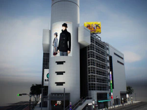 Blocco 2 di Tokyo Shibuya Modello 3D