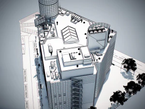Blocco 2 di Tokyo Shibuya Modello 3D