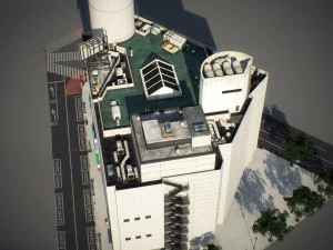 Blocco 2 di Tokyo Shibuya Modello 3D