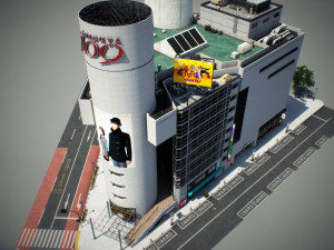 Tokyo shibuya block 2 3D 模型