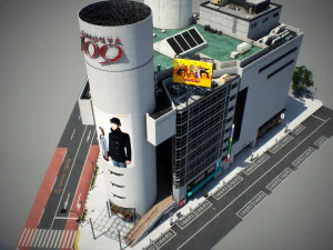 Blocco 2 di Tokyo Shibuya Modello 3D