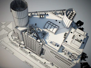 Blocco 2 di Tokyo Shibuya Modello 3D
