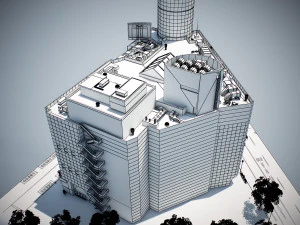 Blocco 2 di Tokyo Shibuya Modello 3D