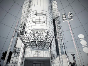Blocco 2 di Tokyo Shibuya Modello 3D