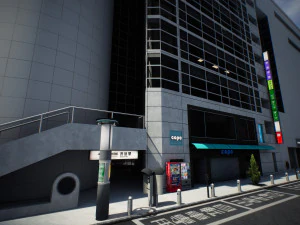 Blocco 2 di Tokyo Shibuya Modello 3D