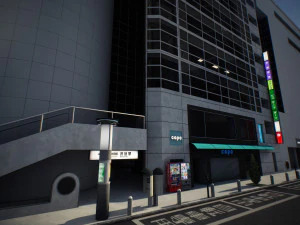 Blocco 2 di Tokyo Shibuya Modello 3D