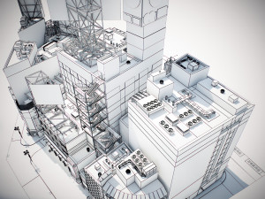 Tokyo shibuya block 3 Modelo 3D