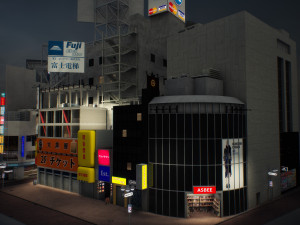 Tokyo shibuya block 3 Modelo 3D