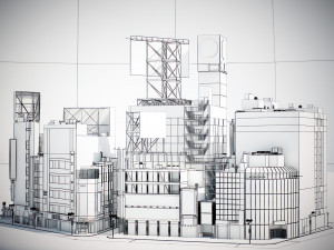 Tokyo shibuya block 3 Modelo 3D