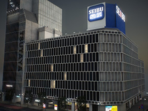 Tokyo shibuya block 4 3D Модель