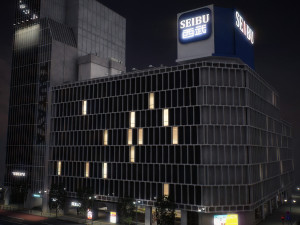 Tokyo shibuya block 4 3D Модель