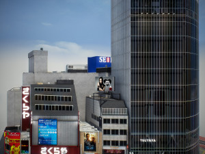 Tokyo shibuya block 4 3D Модель