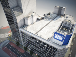 Tokyo shibuya block 4 3D Модель