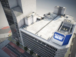 Tokyo shibuya block 4 3D Model