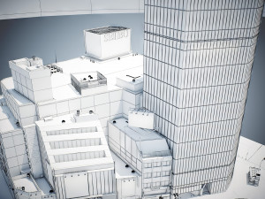 Tokyo shibuya block 4 3D Модель