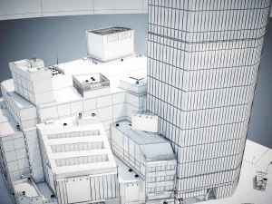 Tokyo shibuya block 4 3D Model