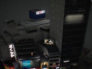Tokyo shibuya block 4 3D Model