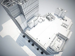 Tokyo shibuya block 4 3D Model