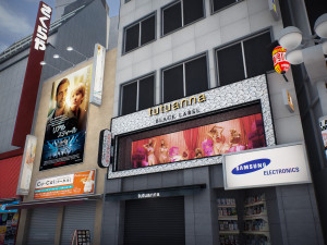 Tokyo shibuya block 4 3D Модель
