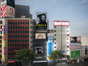 Tokyo shibuya block 5 Model 3D