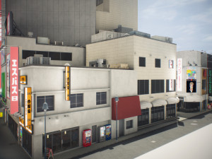 Tokyo shibuya block 5 Model 3D