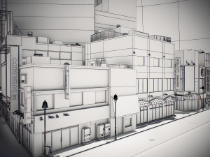 Tokyo shibuya block 5 Model 3D