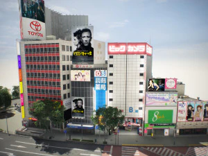 Tokyo shibuya block 5 3D Model