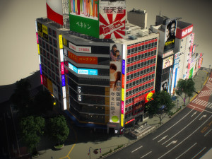 Tokyo shibuya block 5 Model 3D