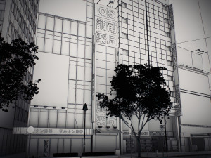 Tokyo shibuya block 5 Model 3D