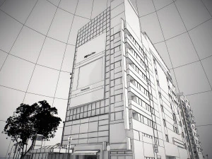 Tokyo shibuya block 6 3D Model