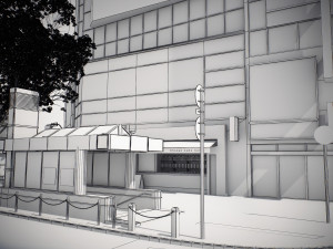 Tokyo shibuya block 6 Model 3D