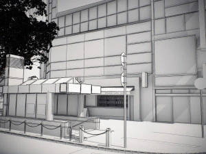 Tokyo shibuya block 6 3D Model