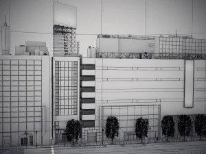 Tokyo shibuya block 6 3D Model