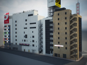 Tokyo shibuya block 6 Model 3D