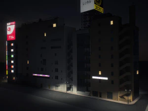 Tokyo shibuya block 6 3D Model