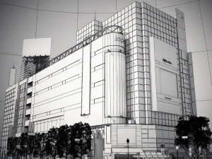 Tokyo shibuya block 6 3D Model